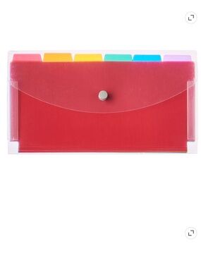 Pen+Gear Coupon/Check Size 7 Pocket Expanding File Organizer NWT